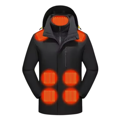 Chaqueta Calefactable Eléctrica Unisex para Invierno