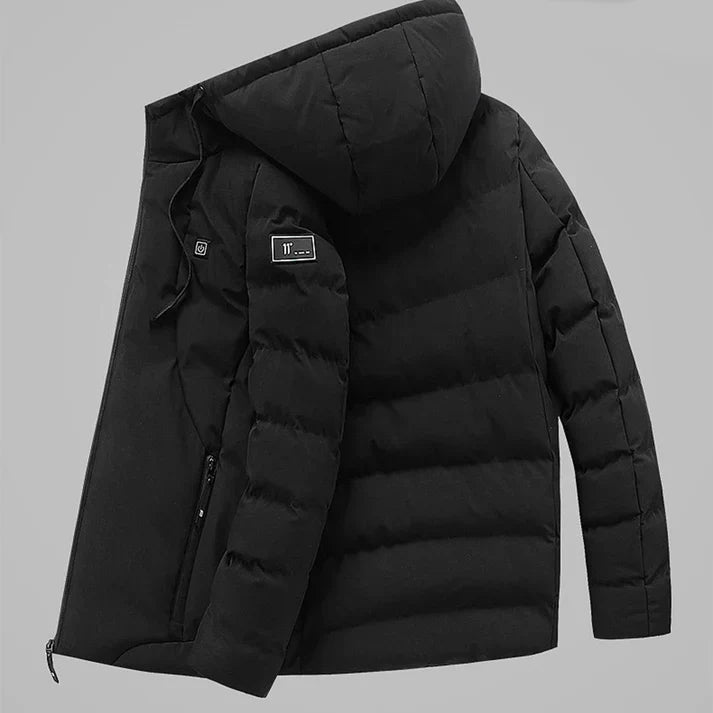 Chaqueta Calefactable Eléctrica con 4 Zonas de Calor Ajustables