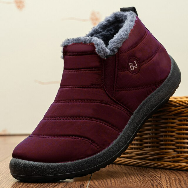 Botines de invierno cálidos y antideslizantes
