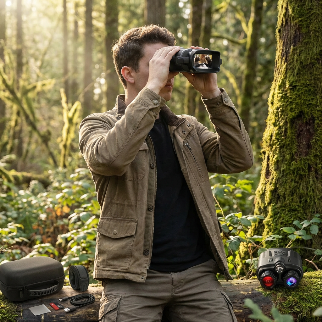 Marcherelle™ – Binoculares de Visión Nocturna 4k con Imagen Amplia y Clara