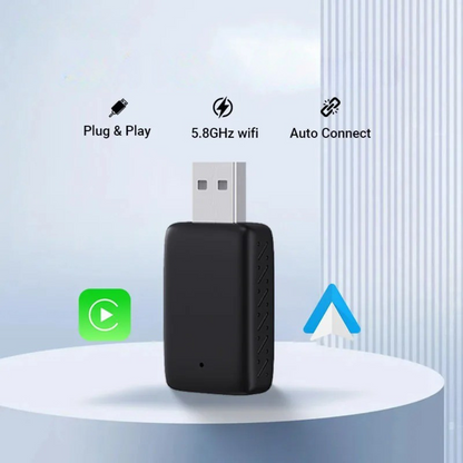 Adaptador CarPlay USB Inalámbrico Compacto y Práctico