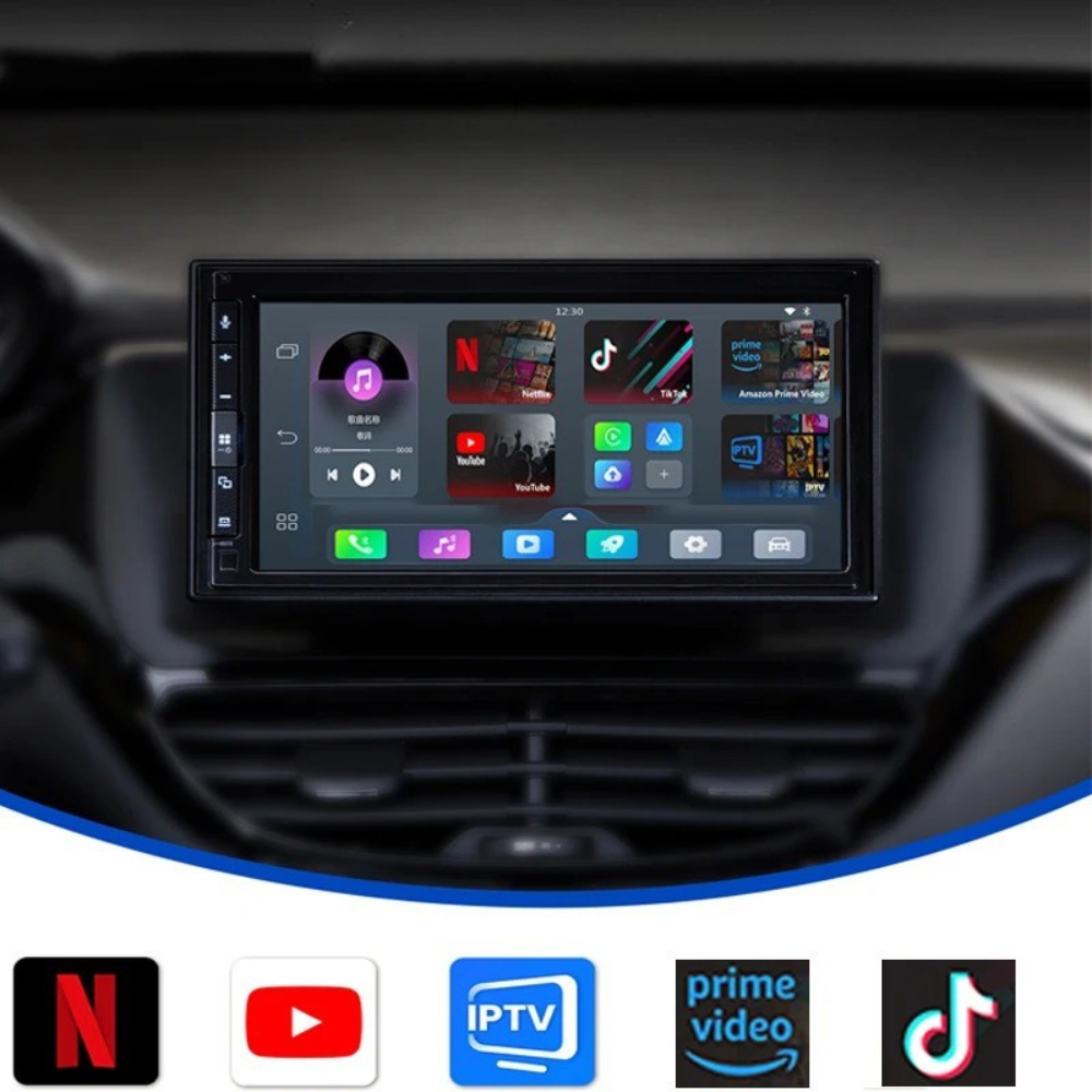 Reproductor Multimedia Android 10 para Coche con CarPlay y Android Auto