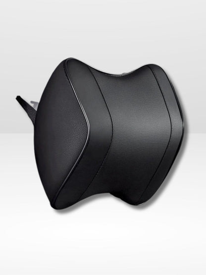 Cojín para Asiento de Coche de Cuero con Reposacabezas Ajustable