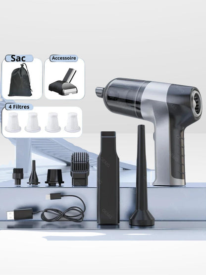 Aspiradora para Auto Inalámbrica Potente y Ligera