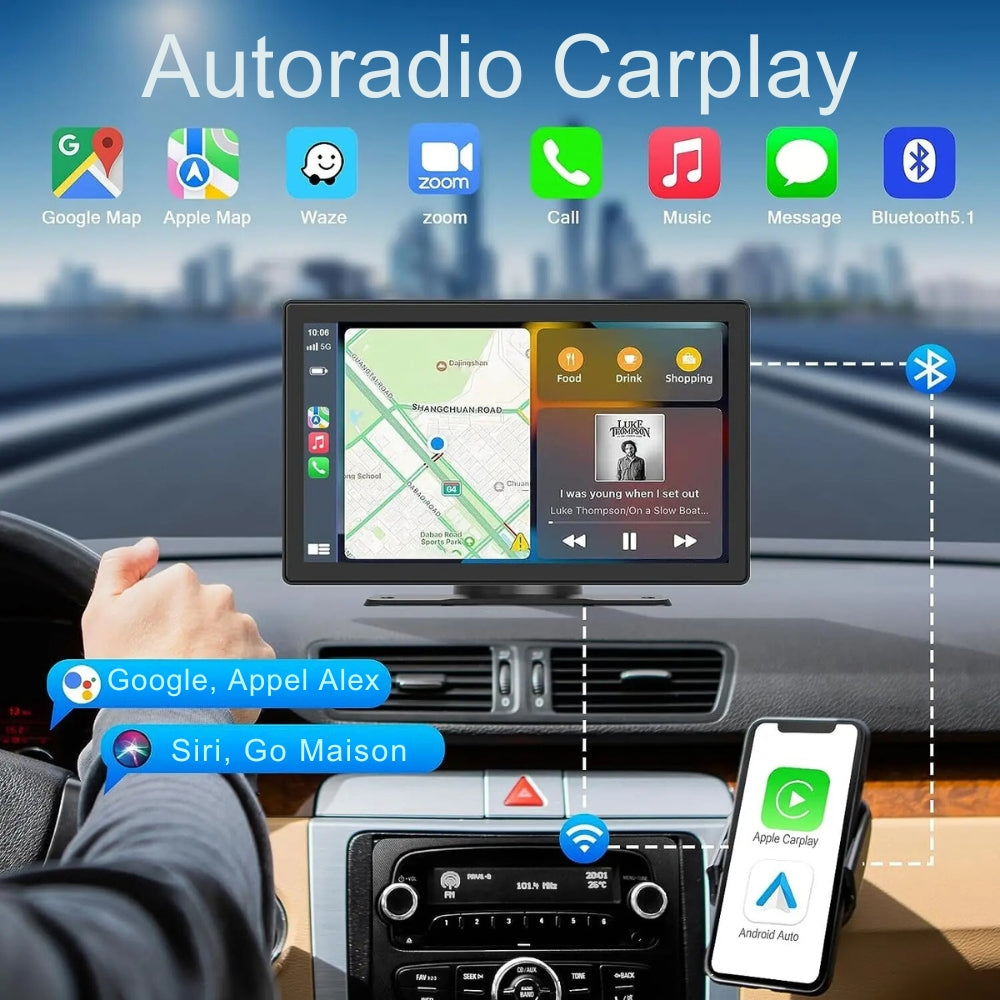 Radio Android Carplay con Pantalla Táctil