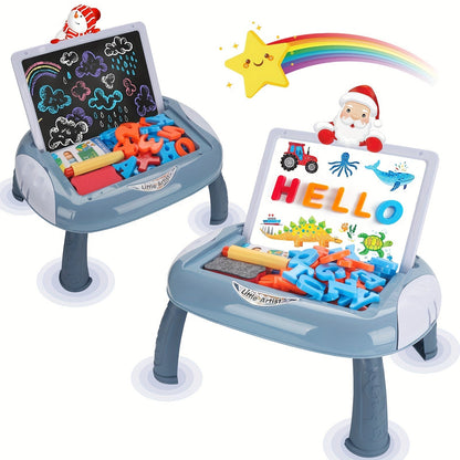 Pizarra Escolar Reversible en Blanco y Negro con Accesorios