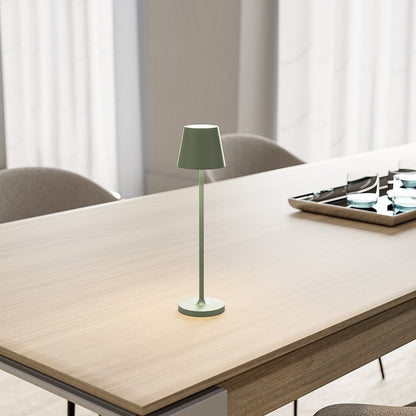 Lámpara LED Compacta con Pantalla Táctil y Larga Duración