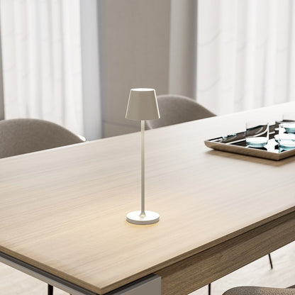 Lámpara LED Compacta con Pantalla Táctil y Larga Duración