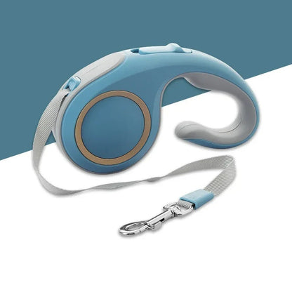 Correa retráctil impermeable para caniche