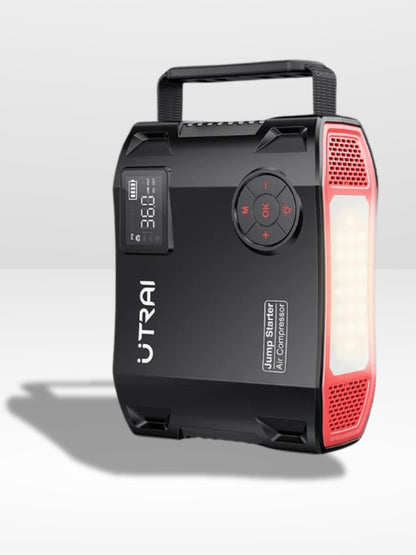 Inflador de Neumáticos 4 en 1 Compacto y Práctico