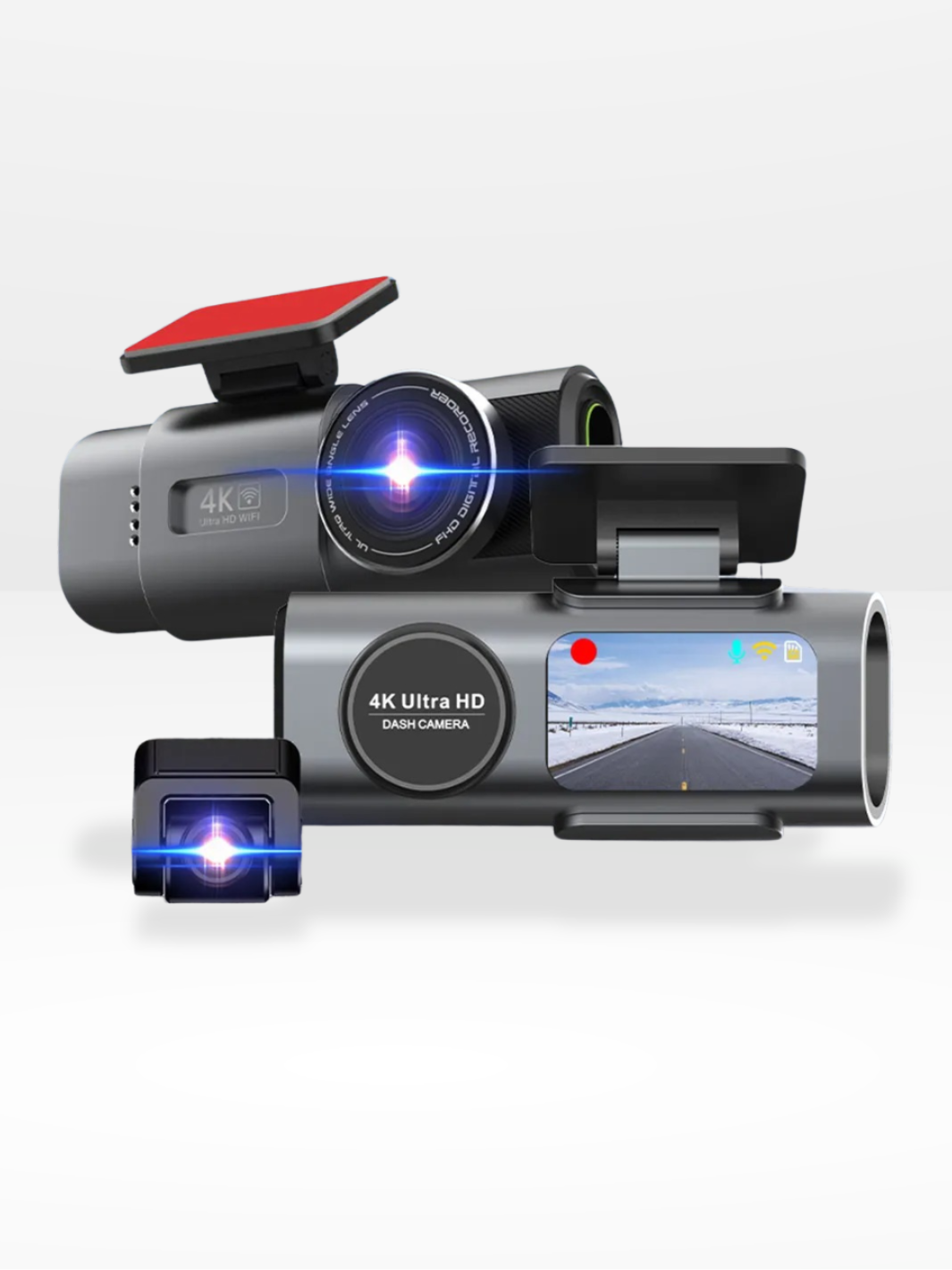 Cámara para Coche 4K Full HD con Grabación Continua