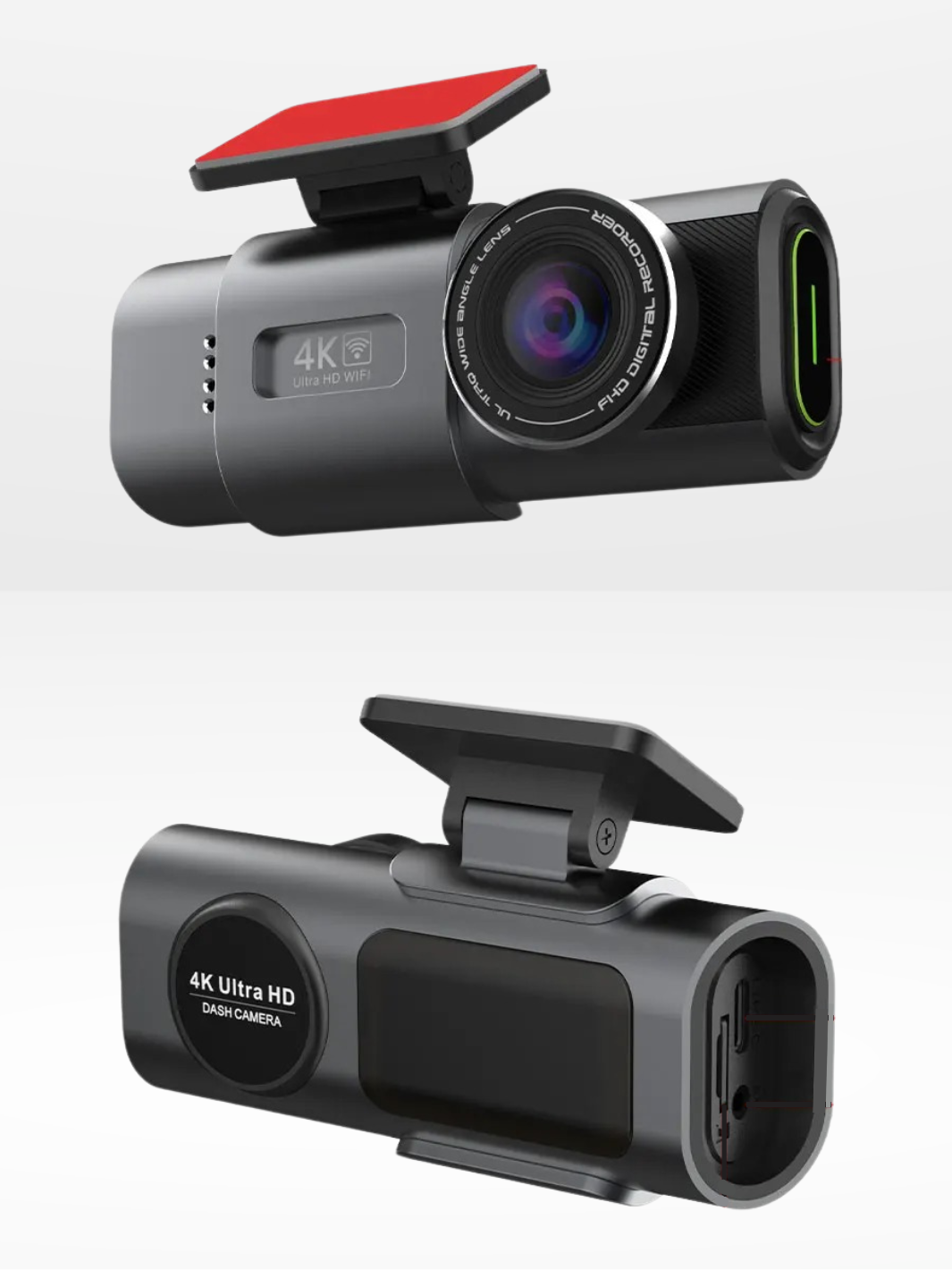 Cámara para Coche 4K Full HD con Grabación Continua