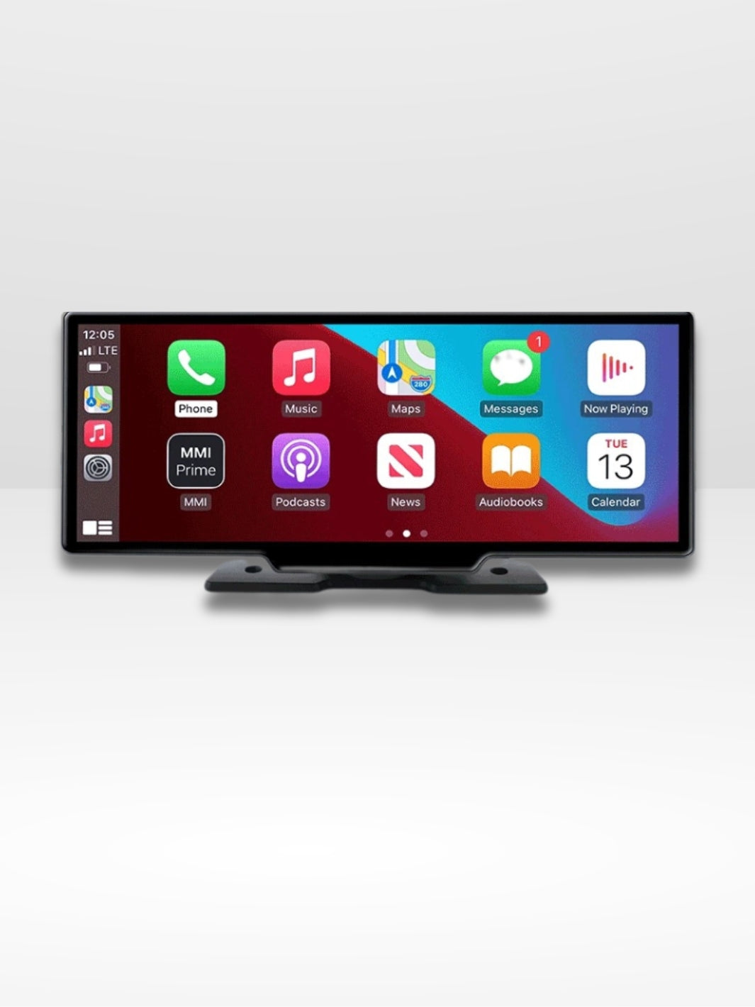 Pantalla de Navegación CarPlay con Cámara de Reversa Integrada