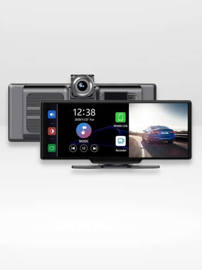 Pantalla de Navegación CarPlay con Cámara de Reversa Integrada