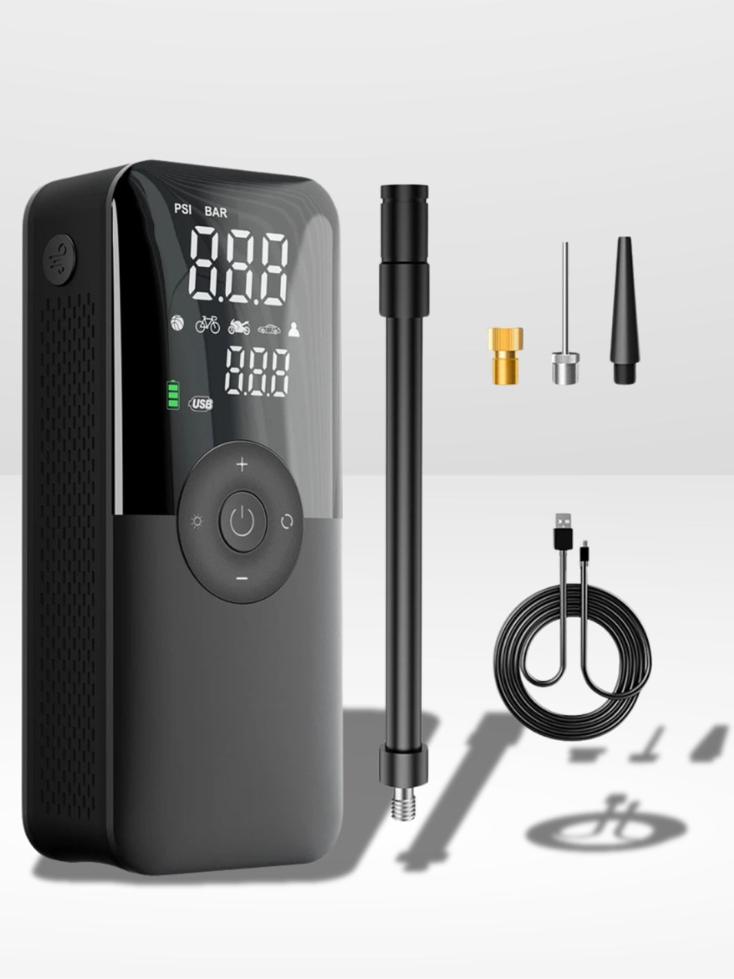 Compresseur d'air 12V Portable pour Voiture - Marcherelle