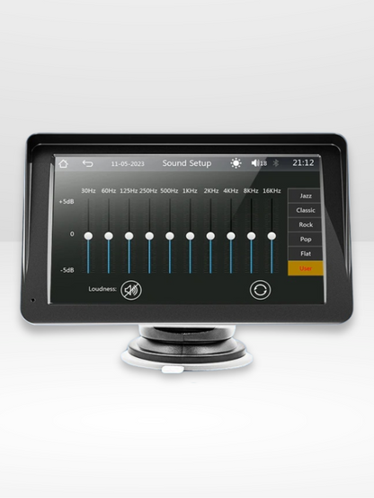 Pantalla GPS Carplay para Coche con Navegación
