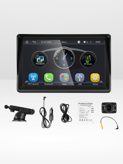 Pantalla GPS Carplay para Coche con Navegación