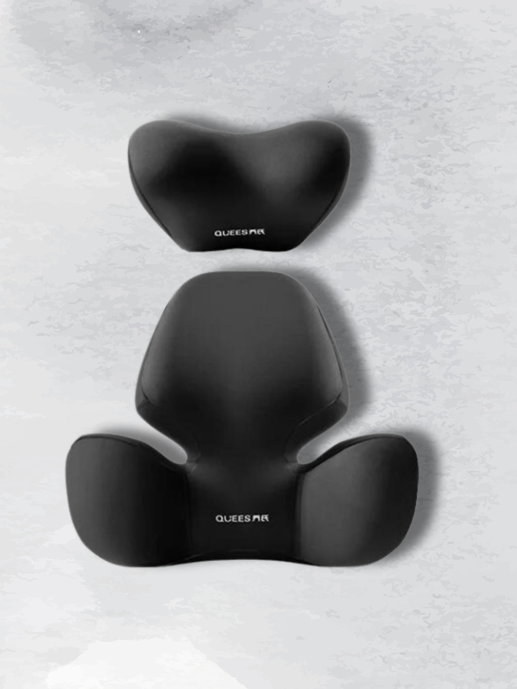 Cojín de Soporte Lumbar para Coche con Reposacabezas Ajustable