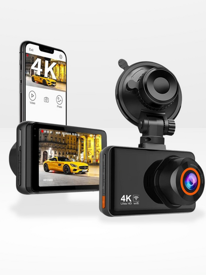 Cámara para Coche 4K HD con Grabación Continua