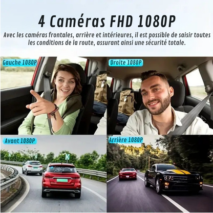 Cámara de Tablero 360° para Coche con Grabación de Video