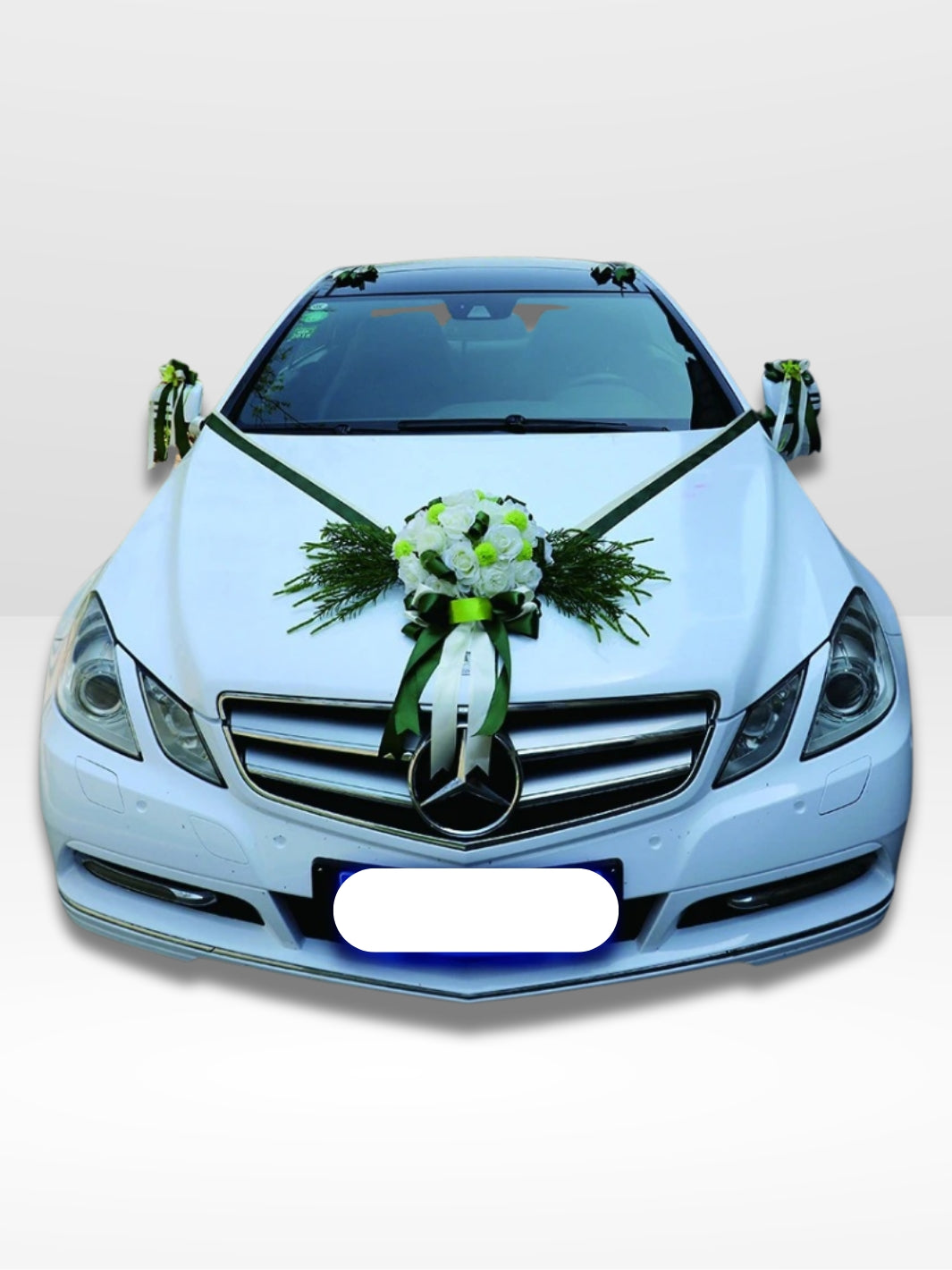 Guirnalda de Boda para Coche Romántica