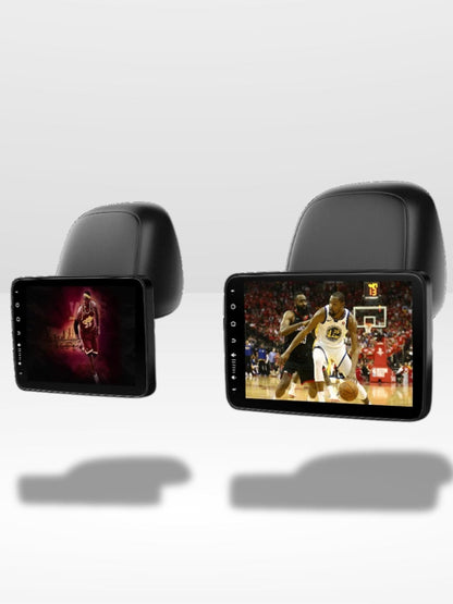 Pantalla Auto Portátil Bluetooth con Reposacabezas