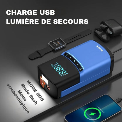 Compresor y Potenciador de Batería Potente y Compacto