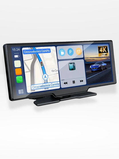 Pantalla de Navegación CarPlay con Cámara de Reversa Integrada