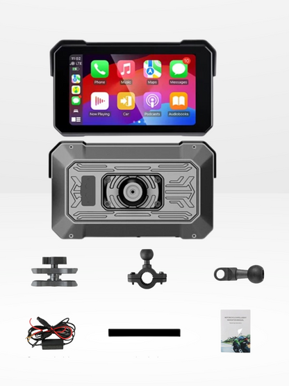 Pantalla GPS Moto Impermeable y Universal para Carplay
