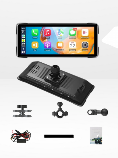 Pantalla GPS Moto Impermeable y Universal para Carplay