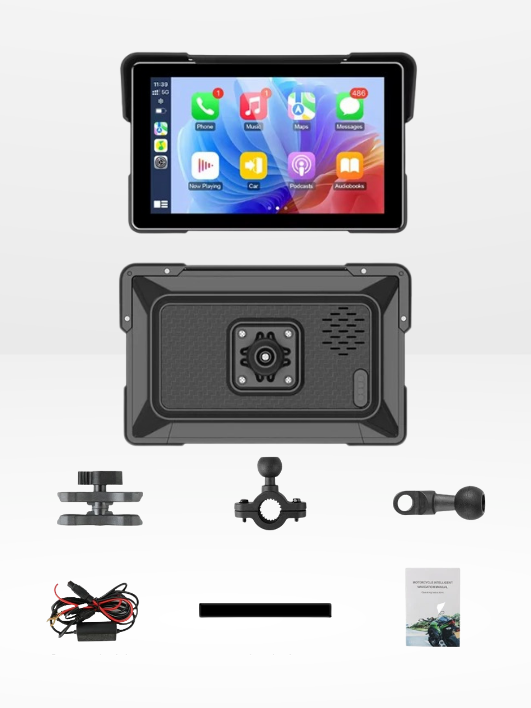 Pantalla GPS Moto Impermeable y Universal para Carplay