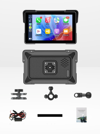 Pantalla GPS Moto Impermeable y Universal para Carplay