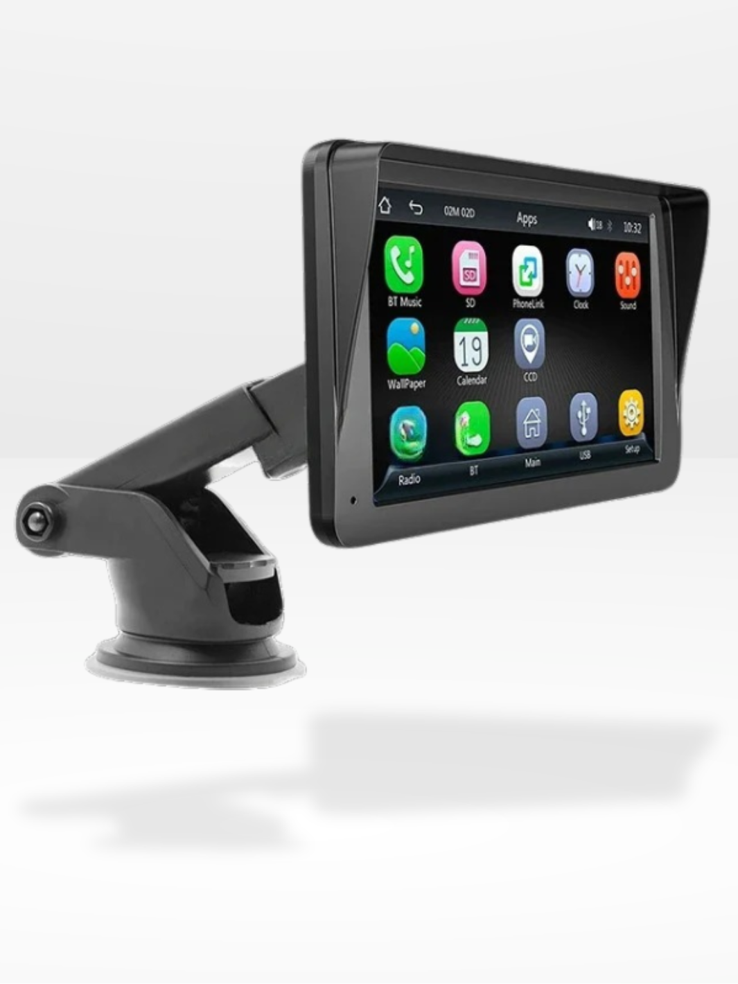 Pantalla GPS Carplay para Coche con Navegación