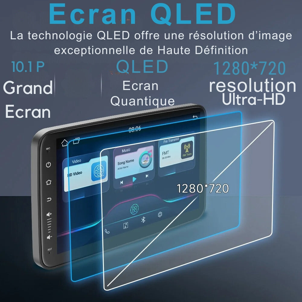 Pantalla Auto Portátil Bluetooth con Reposacabezas