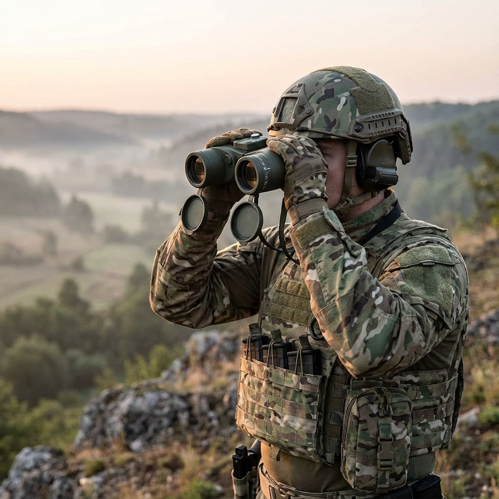 Marcherelle™ – Binoculares Militares 10x50 con Visión Clara y Estable