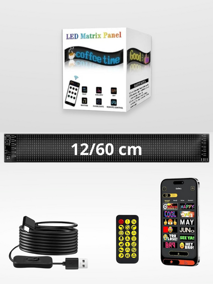 Panel LED para Auto Personalizable y Ajustable