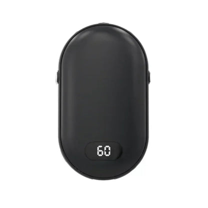 Calentador de manos portátil y banco de energía compacto