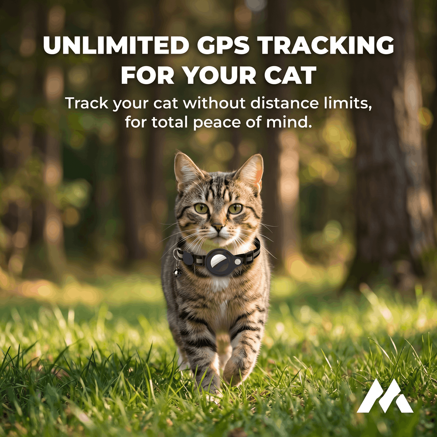 Macherelle™ – Collar GPS para Gatos Sin Suscripción | Compatible con iOS y Android