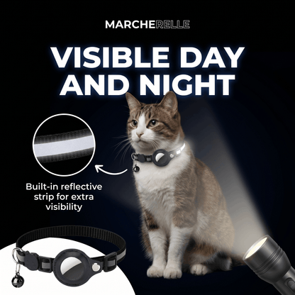 Macherelle™ – Collar GPS para Gatos Sin Suscripción | Compatible con iOS y Android