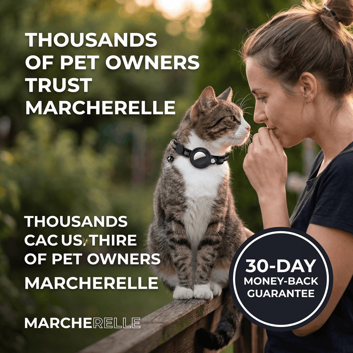 Macherelle™ – Collar GPS para Gatos Sin Suscripción | Compatible con iOS y Android