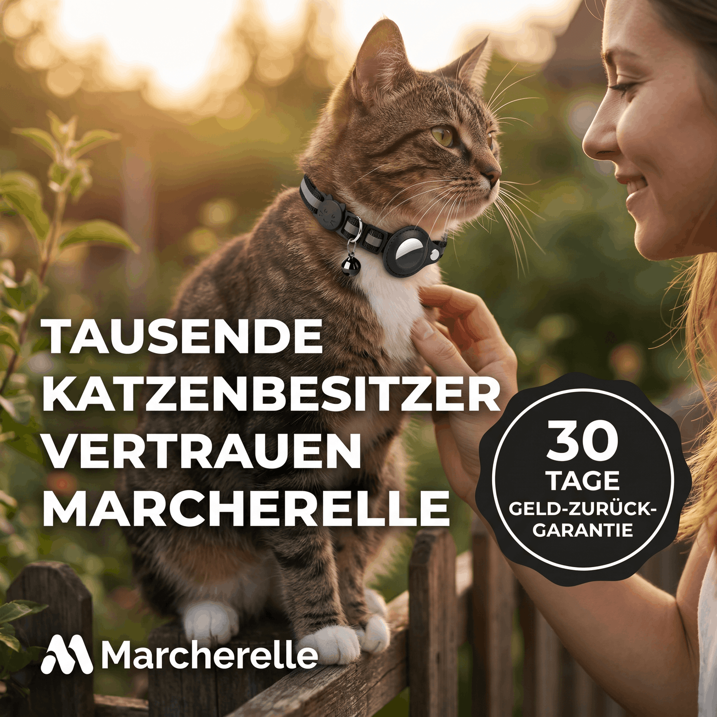 Macherelle™ – Collar GPS para Gato Sin Suscripción | Compatible con iOS y Android