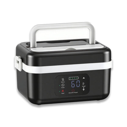 Caja de Almuerzo Calefactable Portátil de Acero Inoxidable