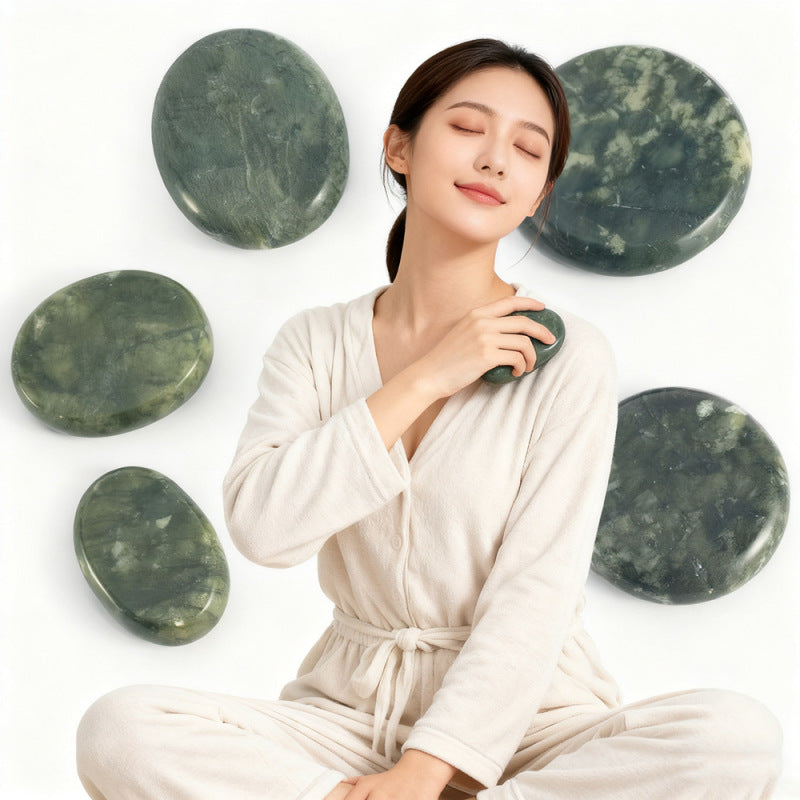 Piedras Calientes de Masaje de Jade Natural