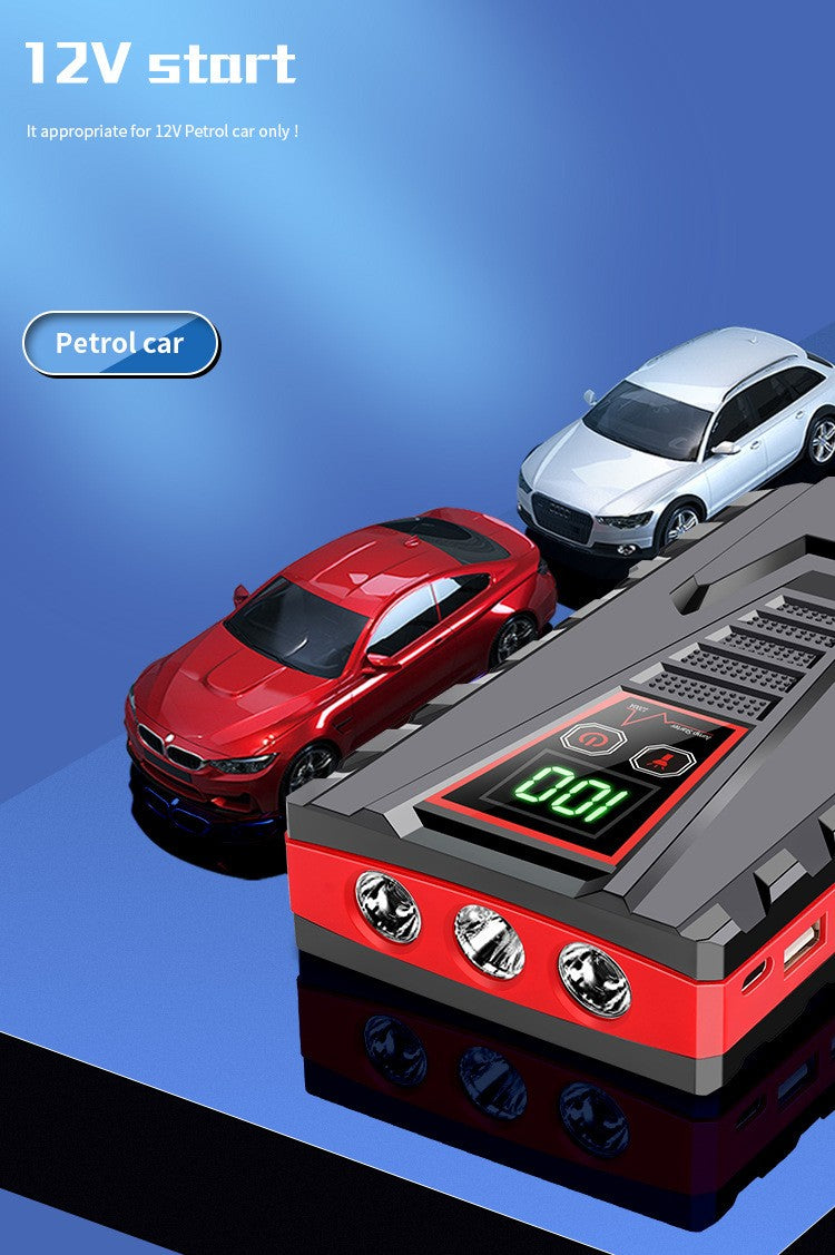 Arrancador de Coche Potente y Compacto