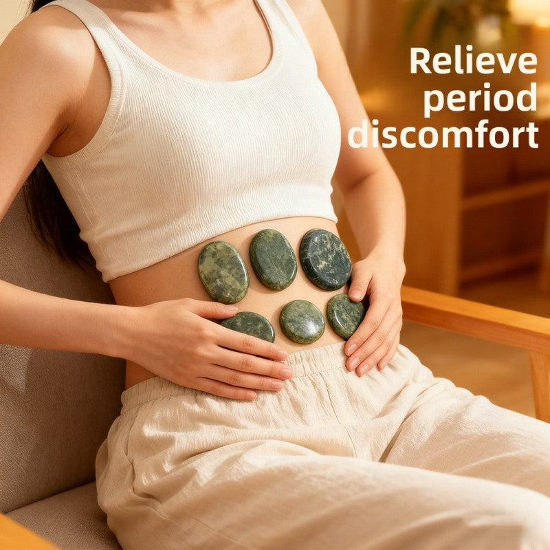 Piedras Calientes de Masaje de Jade Natural
