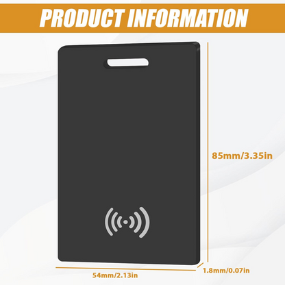 Marcherelle™ – Tarjeta de Seguimiento de Cartera Recargable, Compatible con Apple Find My