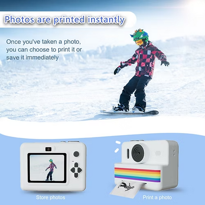 Marcherelle™ – Cámara para Niños con Impresión Instantánea Creativa