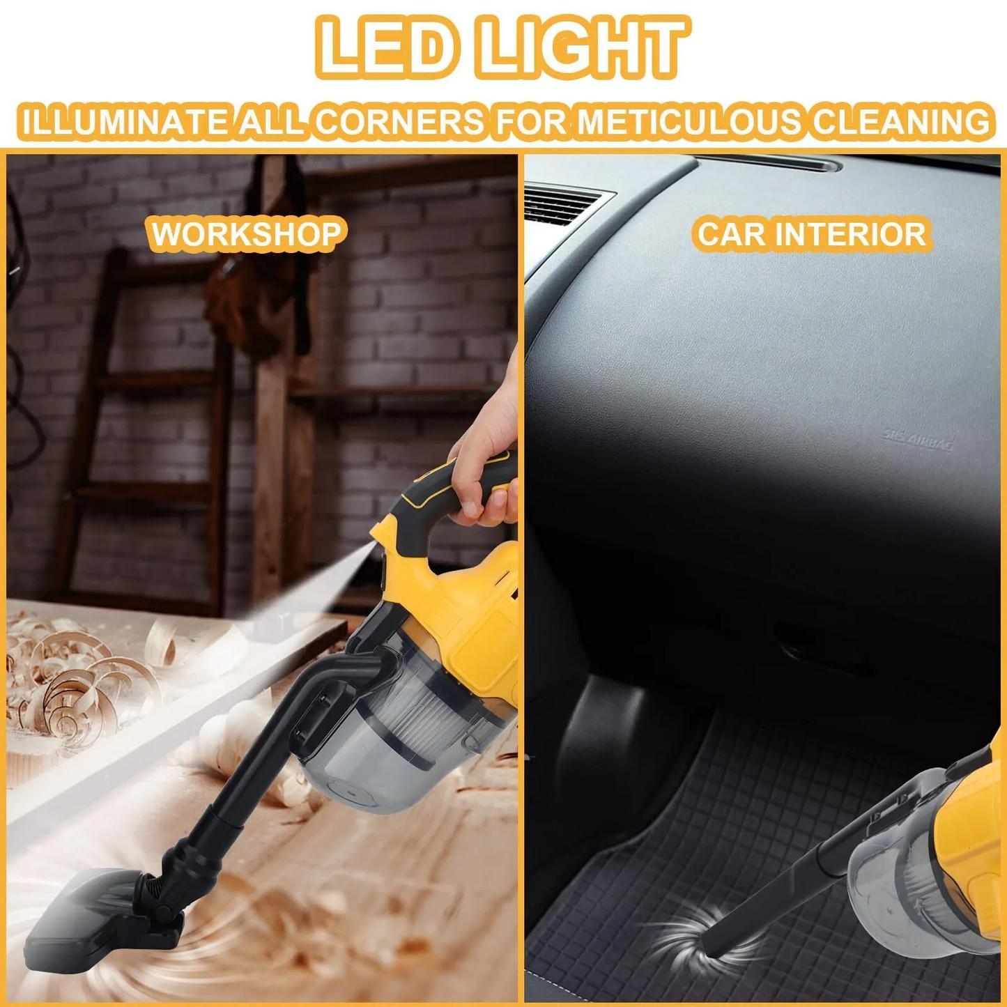 Marcherelle™ – Aspiradora Inalámbrica Potente Para Limpieza Versátil