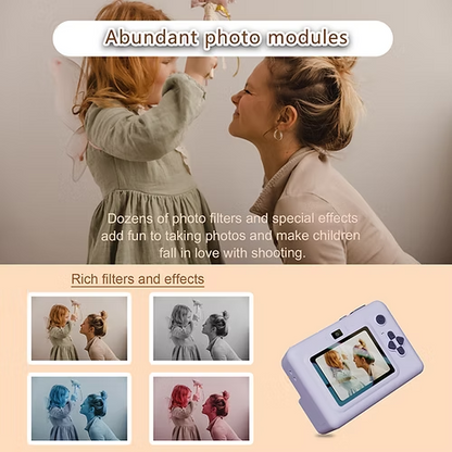Marcherelle™ – Cámara para Niños con Impresión Instantánea Creativa