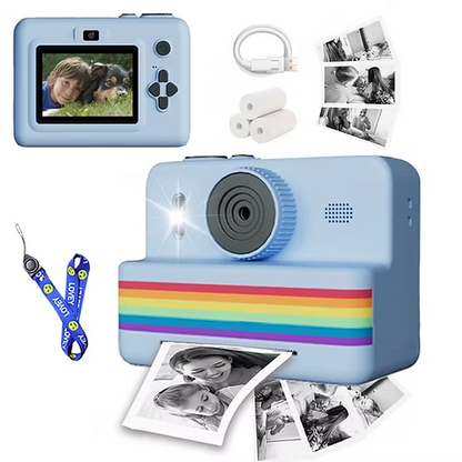 Marcherelle™ – Cámara para Niños con Impresión Instantánea Creativa